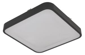 Plafonieră cu senzor WILTON 2xE27/60W/230V 33x33 cm antracit