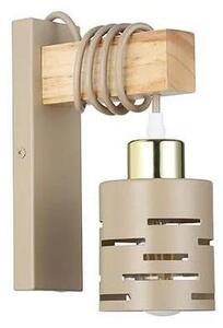 Lampă de perete ELEN 1xE27/35W/230V bej/auriu/maro