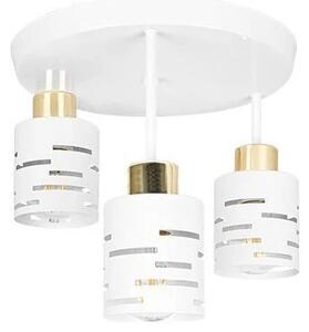 Lustru aplicat ELEN 3xE27/35W/230V alb/auriu