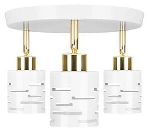 Corp de iluminat tip spot ELEN 3xE27/35W/230V alb/auriu