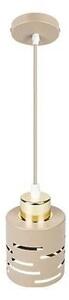Candelabru pe cablu ELEN 1xE27/35W/230V bej/auriu