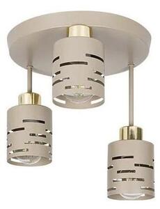 Lustră aplicată ELEN 3xE27/35W/230V bej/auriu
