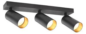 Lampă spot FILO 3xGU10/30W/230V negru/auriu