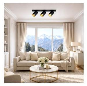 Lampă spot FILO 3xGU10/30W/230V negru/auriu