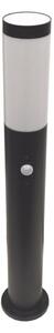 Lampă de exterior cu senzor LOPPA 1xE27/60W/230V 65 cm IP44 antracit