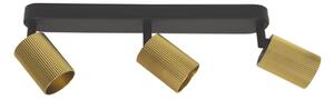 Corp de iluminat tip spot ELAN 3xGU10/30W/230V auriu/negru
