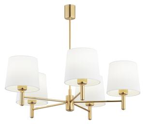 Brilagi - Candelabru cu tijă MONTE 5xE27/60W/230V crem/auriu