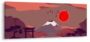 Tablou - Munții Fuji (120x50 cm)