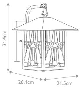Elstead QZ-INGLENOOK2-M Aplică de perete pentru exterior INGLENOOK 1xE27/60W/230V IP44