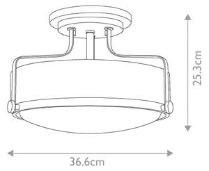 Lustră aplicată HARPER 3xE27/60W/230V Hinkley