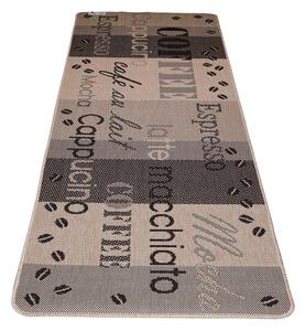 Covor Antiderapant Pentru Bucatarie, Flex 19052-19, Maro Bej, Diverse Dimensiuni, 1500 gr mp