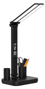 Lampă de birou LED reîncărcabilă, dimabilă, NOBLITE P LED/5W/5V 3000/4000/6000K 2200mAh, neagră