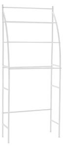 Etajera baie VIMERA, alb, metal, 69x30x166 cm
