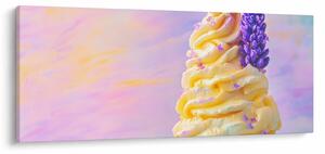 Tablou - Înghețată cu lavandă (120x50 cm)