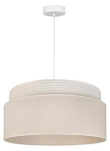 Lustră Pendul Duolla, Milano, Bej, Camera de zi, Țesătură / Textil, Viața tânără