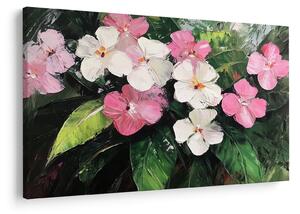 Tablou - Flori roz și albe (90x60 cm)