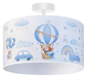 Plafoniere Duolla, Kids Print, Albastru, Cameră pentru copii, Țesătură / Textil