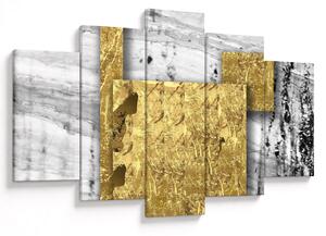 Tablou - Pătrate de aur N⁰1 (150x105 cm)