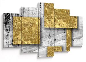 Tablou - Pătrate de aur N⁰3 (150x105 cm)