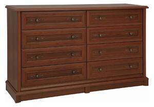 Comoda Kent EKOM8S, castan, PAL, 154x45x91 cm