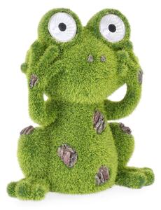 Lampa solara de gradina Frog, Bizzotto, 18 x 21 cm, polirasina