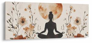 Tablou - Yoga Portocalie (120x50 cm)