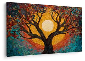 Tablou - Soarele în coroana arborelui vieții (90x60 cm)