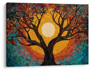 Tablou - Soarele în coroana arborelui vieții (70x50 cm)