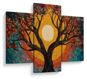 Tablou - Soarele în coroana arborelui vieții (90x60 cm)