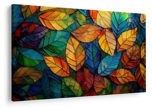 Tablou - Mozaic din frunze (90x60 cm)