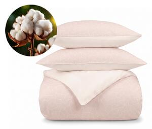 Set lenjerie de pat Dormeo Geo roz