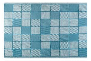 Covor de exterior Meis, 160 x 230 cm, polipropilena, alb/albastru