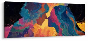 Tablou - Dragoste cosmică (120x50 cm)