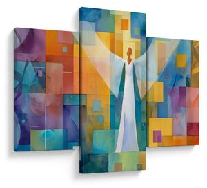 Tablou - Înger geometric (90x60 cm)
