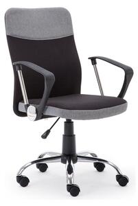 Scaun de birou pentru copii TOPIC, gri/negru, stofa, 60x57x94/104 cm
