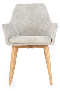 Scaun sufragerie K287, gri/stejar, 58x61x50 cm