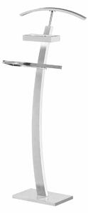 Stander haine WU13, alb, otel/lemn, 32x20x117 cm