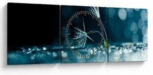 Tablou - Macro (cu ceas) (90x30 cm)