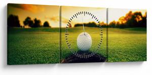 Tablou - Golf (cu ceas) (90x30 cm)