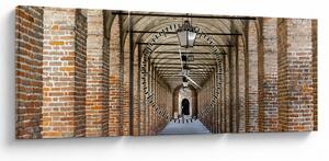 Tablou - Hol 3D (cu ceas) (90x30 cm)