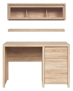 Set birou KASPIAN, stejar sonoma, PAL