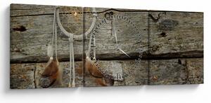 Tablou - Prinzător de vise (cu ceas) (90x30 cm)