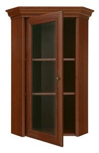 Dulap de perete Vendore 111, Castan, Sticlă, PAL laminat, 115x59x59cm, 29 kg