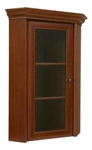 Dulap de perete Vendore 111, Castan, Sticlă, PAL laminat, 115x59x59cm, 29 kg