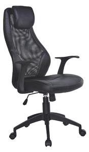 Scaun de birou Houston 198, Negru, 124x64x63cm, 15 kg