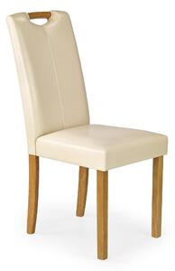 Scaun Houston 258, Fag, Crem, 96x42x58cm, 6 kg, Lemn: Cauciuc