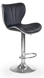 Scaun de bar Houston 238, Negru, Argint, 91x48x55cm, 8.5 kg