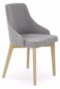 Scaun Houston 577, Gri, Stejar Sonoma, 82x51x55cm, 8.5 kg, Lemn: Fag