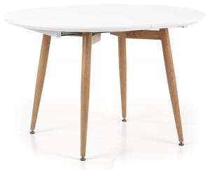 Masă Houston Humus, Alb, Stejar San Remo, 75x100x120cm, 50.7 kg