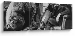 Tablou - Circ (cu ceas) (90x30 cm)